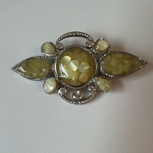 - Chanel Floating Opal Pin/Brooch. Pristine Condition.